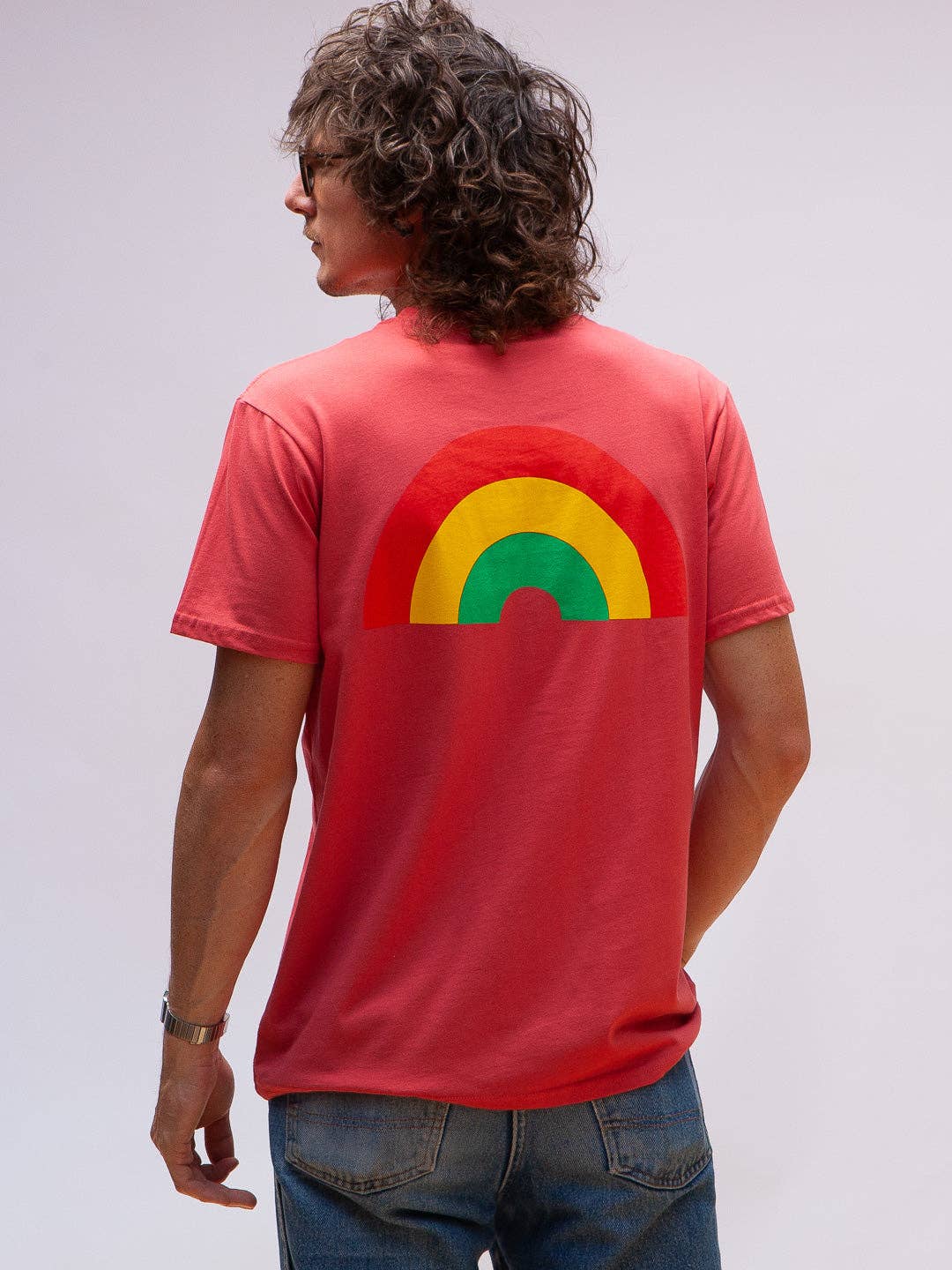 Rainbow Tee Coral