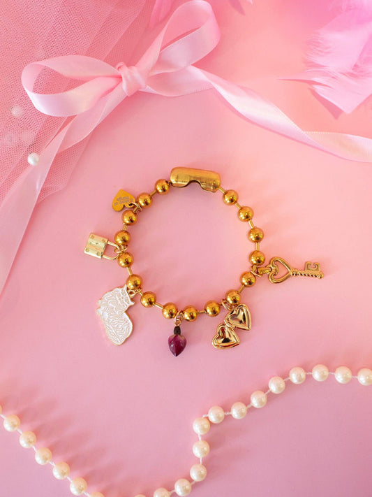 Charm Bracelet- Coquette