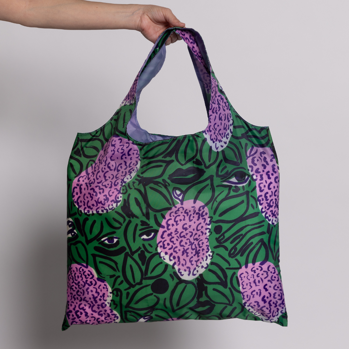 Lilacs Art Sack® by Sophy Naess - Reusable Floral Tote