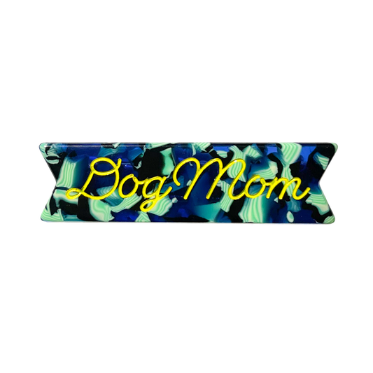 Dog Mom Hair Clip - Gift for pet parents cute fun