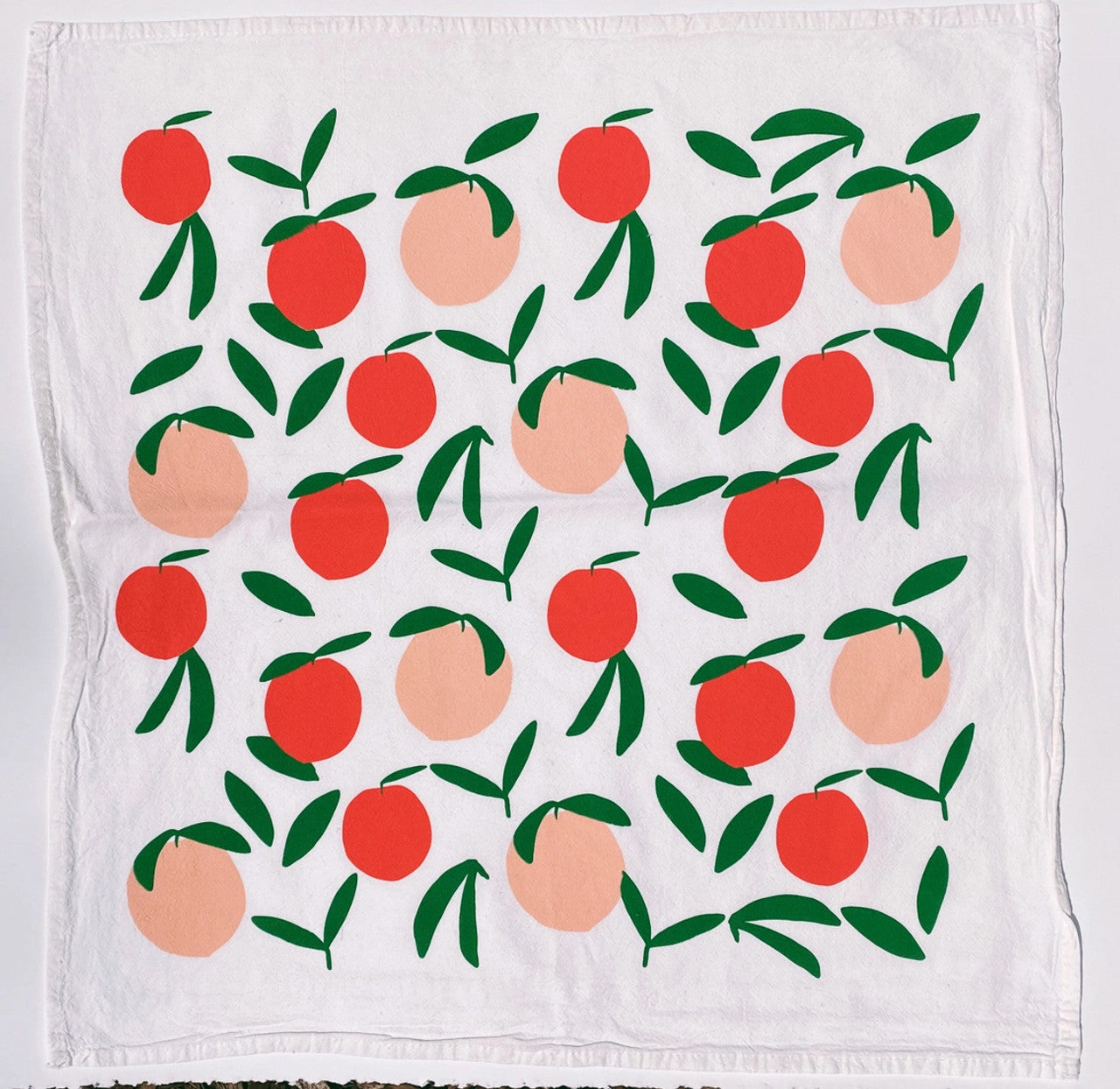 White Peach Toss Towel