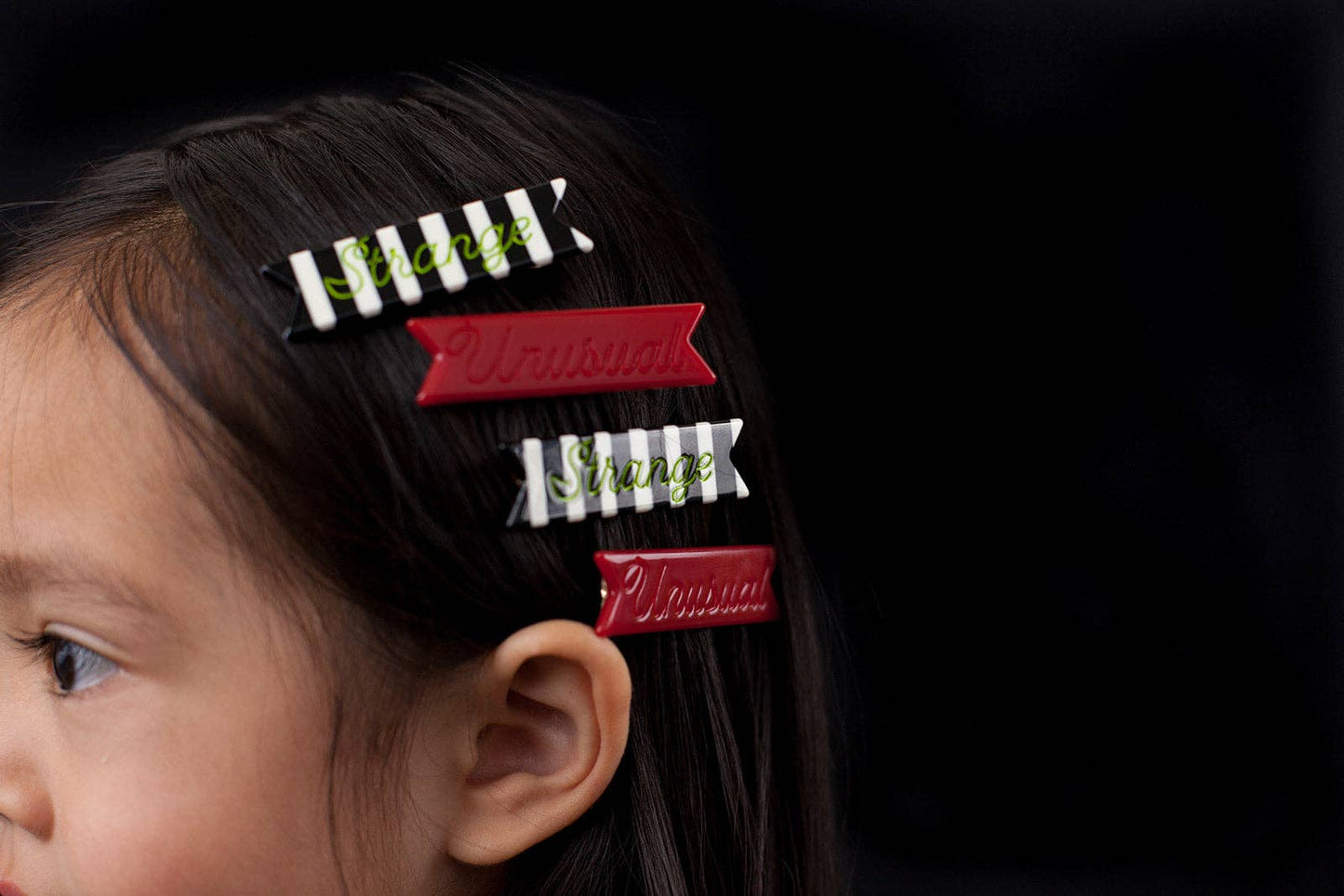 Strange and Unusual Hair Clips Set - Halloween Hair Clips