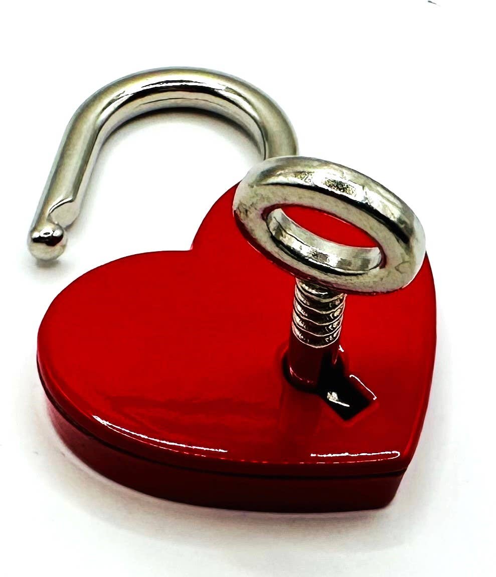 Heart Lock with key