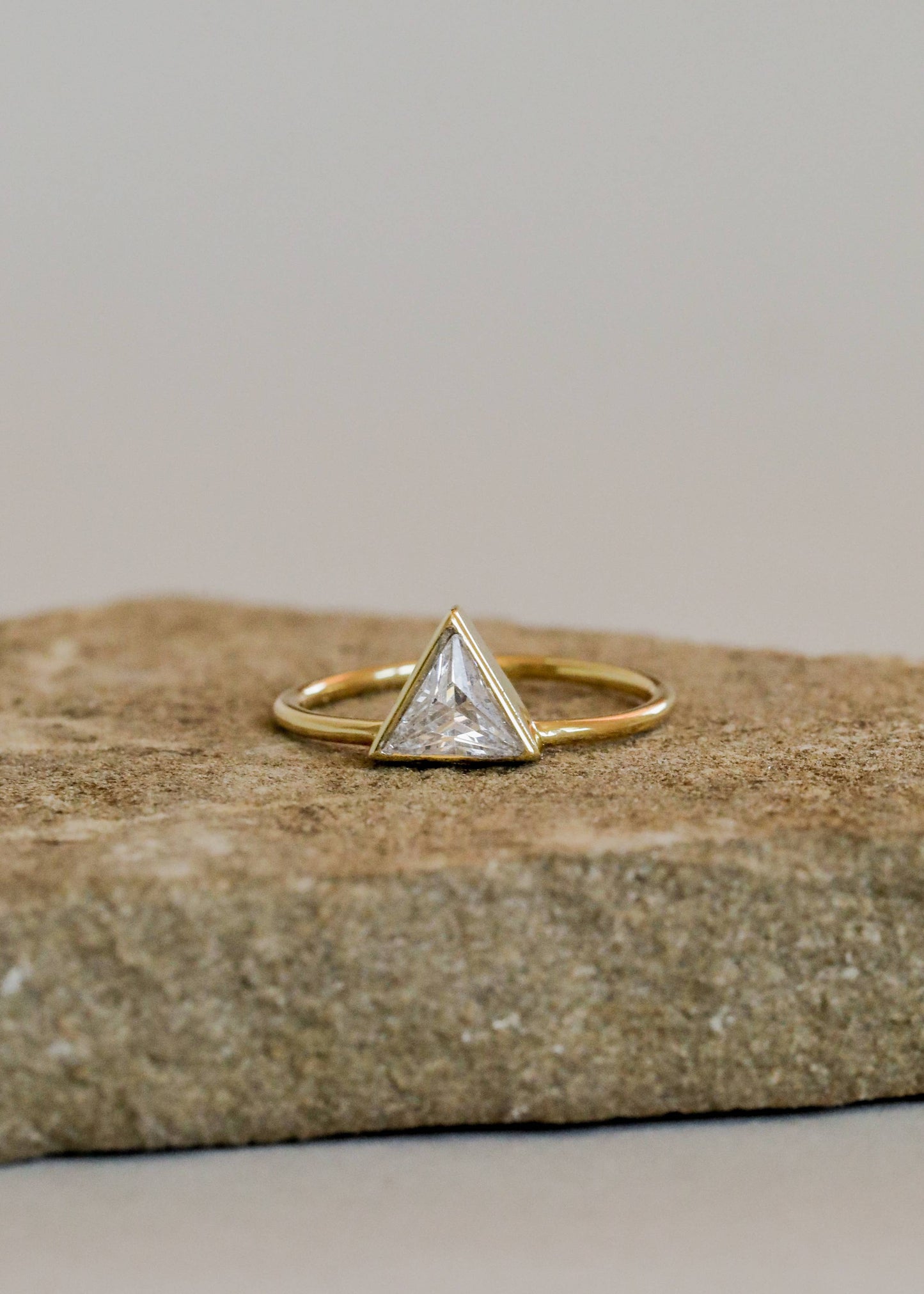 Gold Rings - Triangle