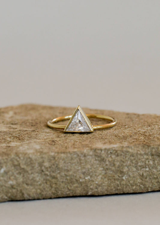 Gold Rings - Triangle