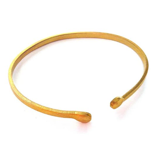 skinny brass cuff