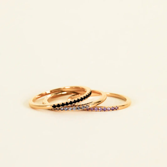 Half Pave Ring