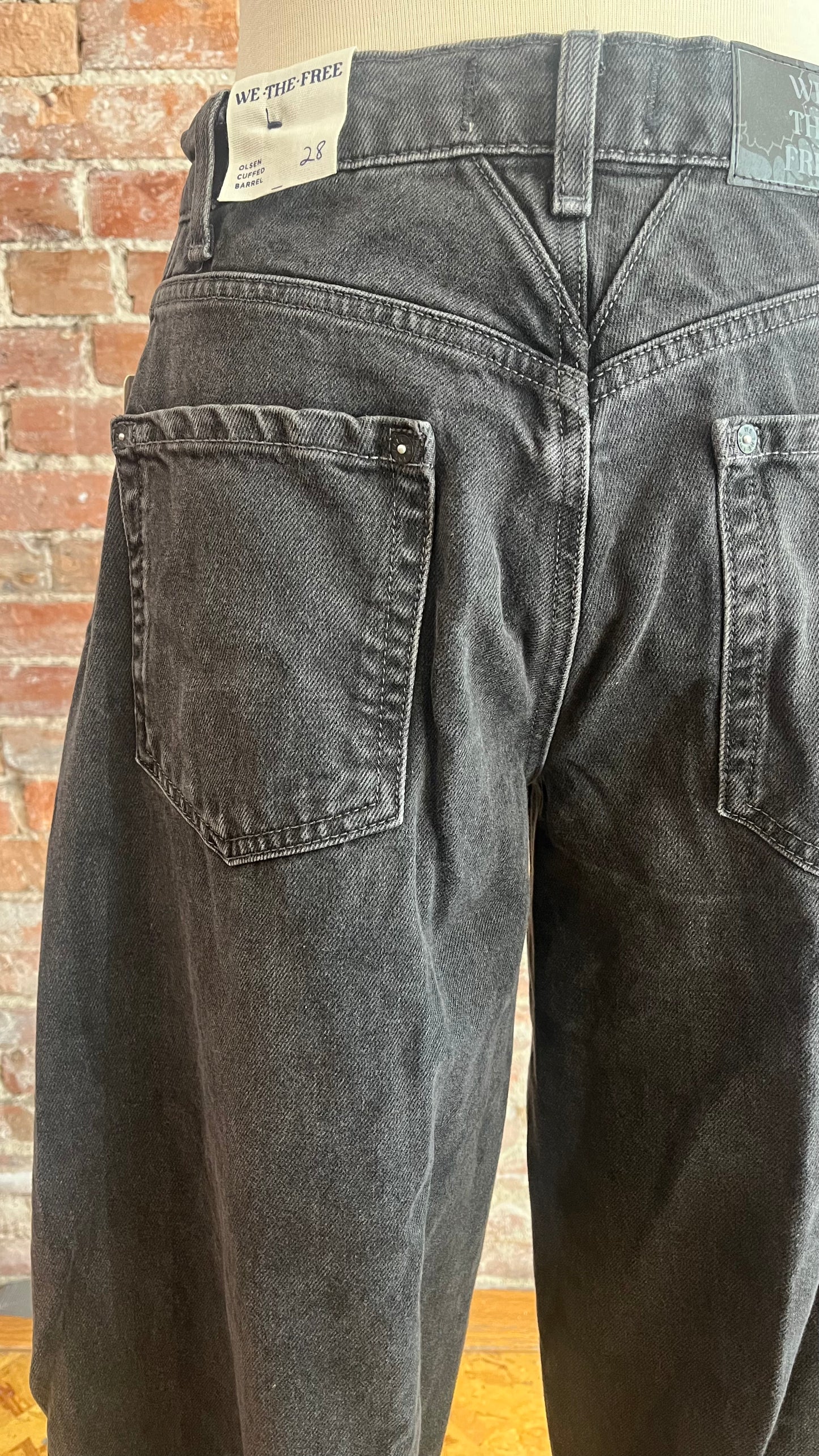 Olsen Cuffed Barrel Jean