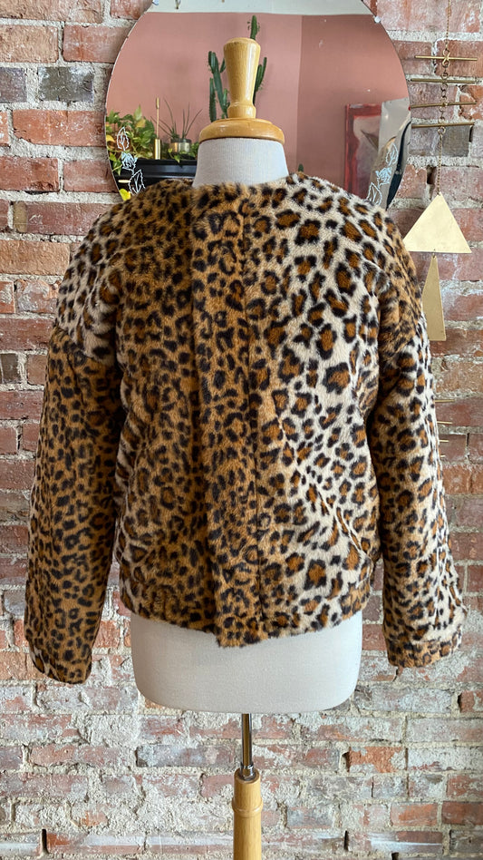 Animal Print Bomber