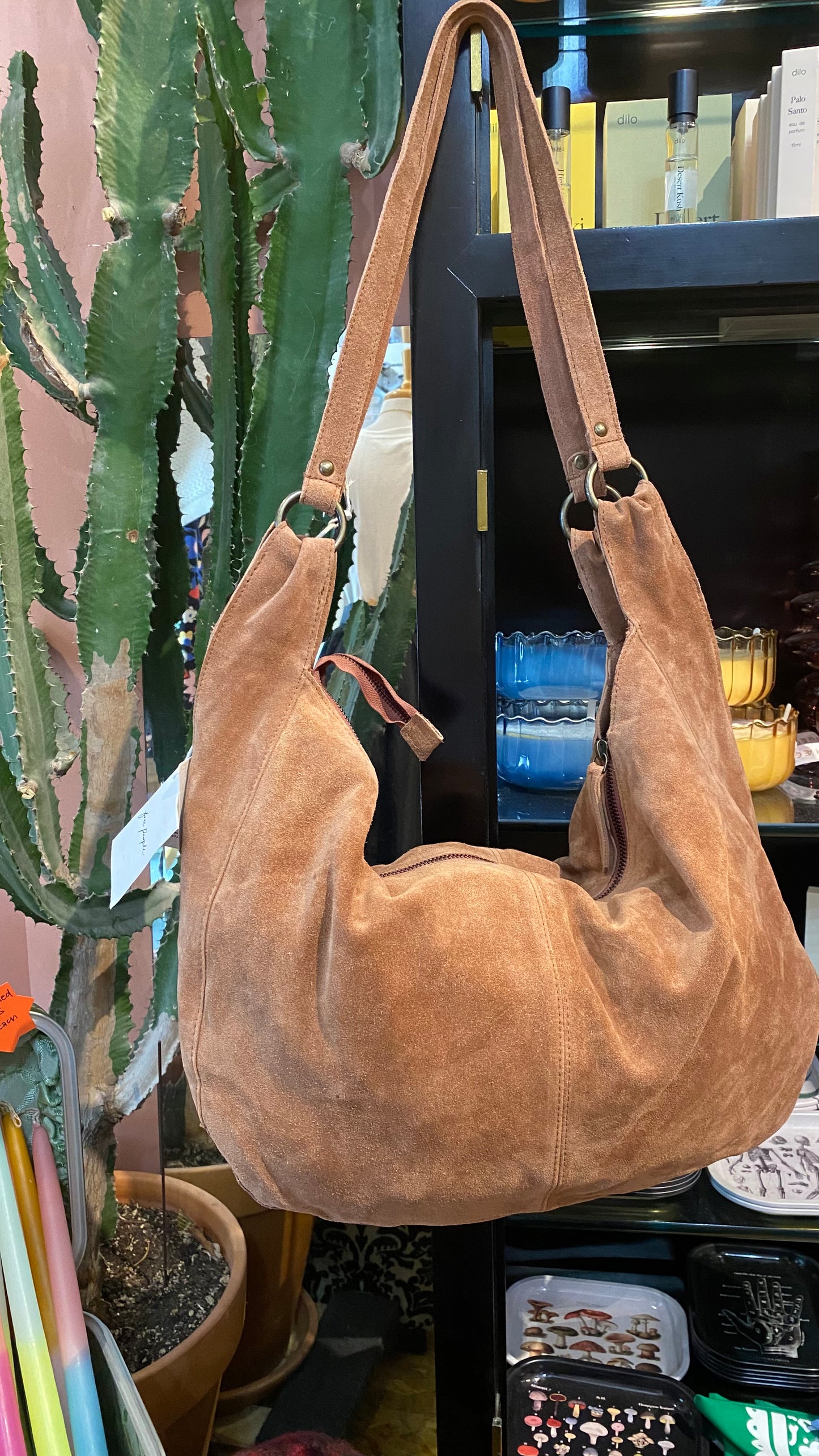 Roma Suede Tote