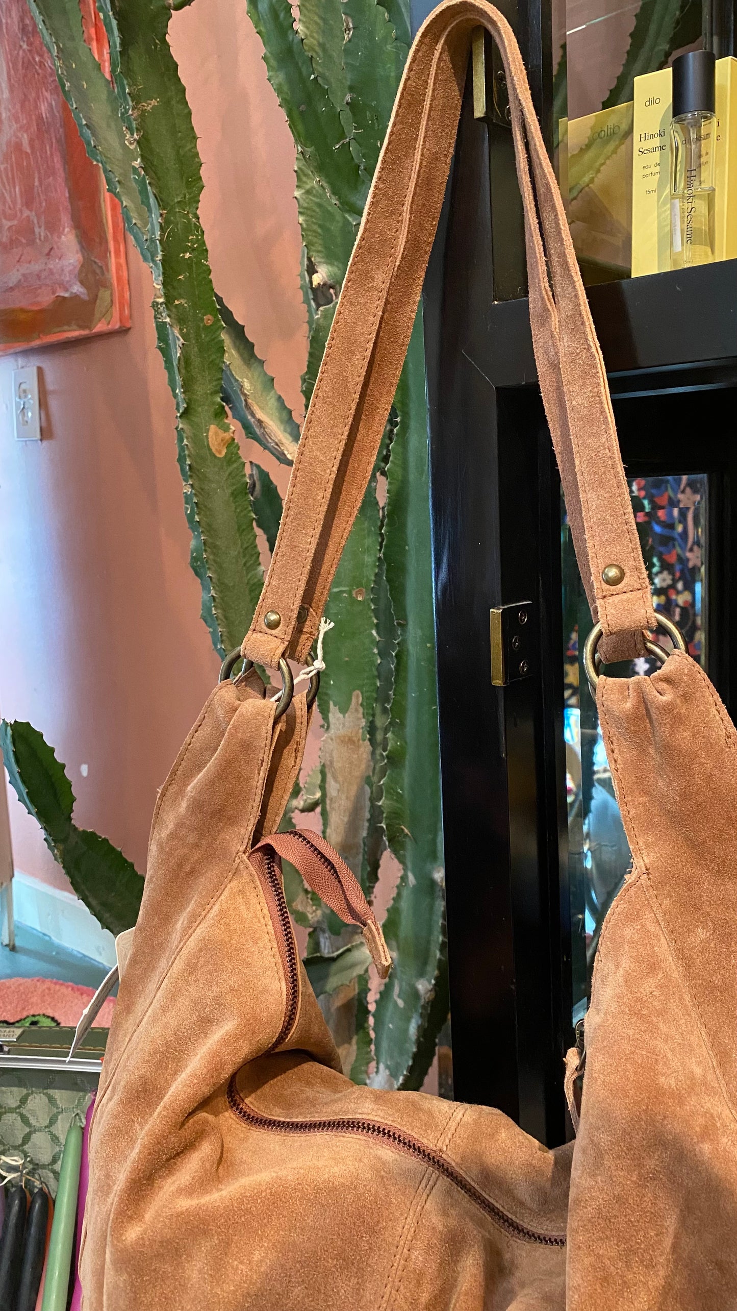 Roma Suede Tote