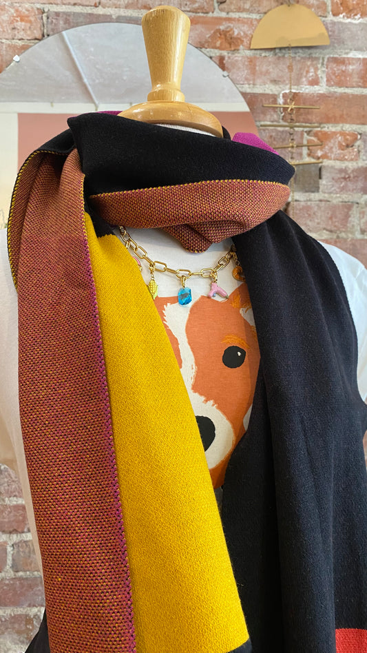 Multicolor Dots Scarf