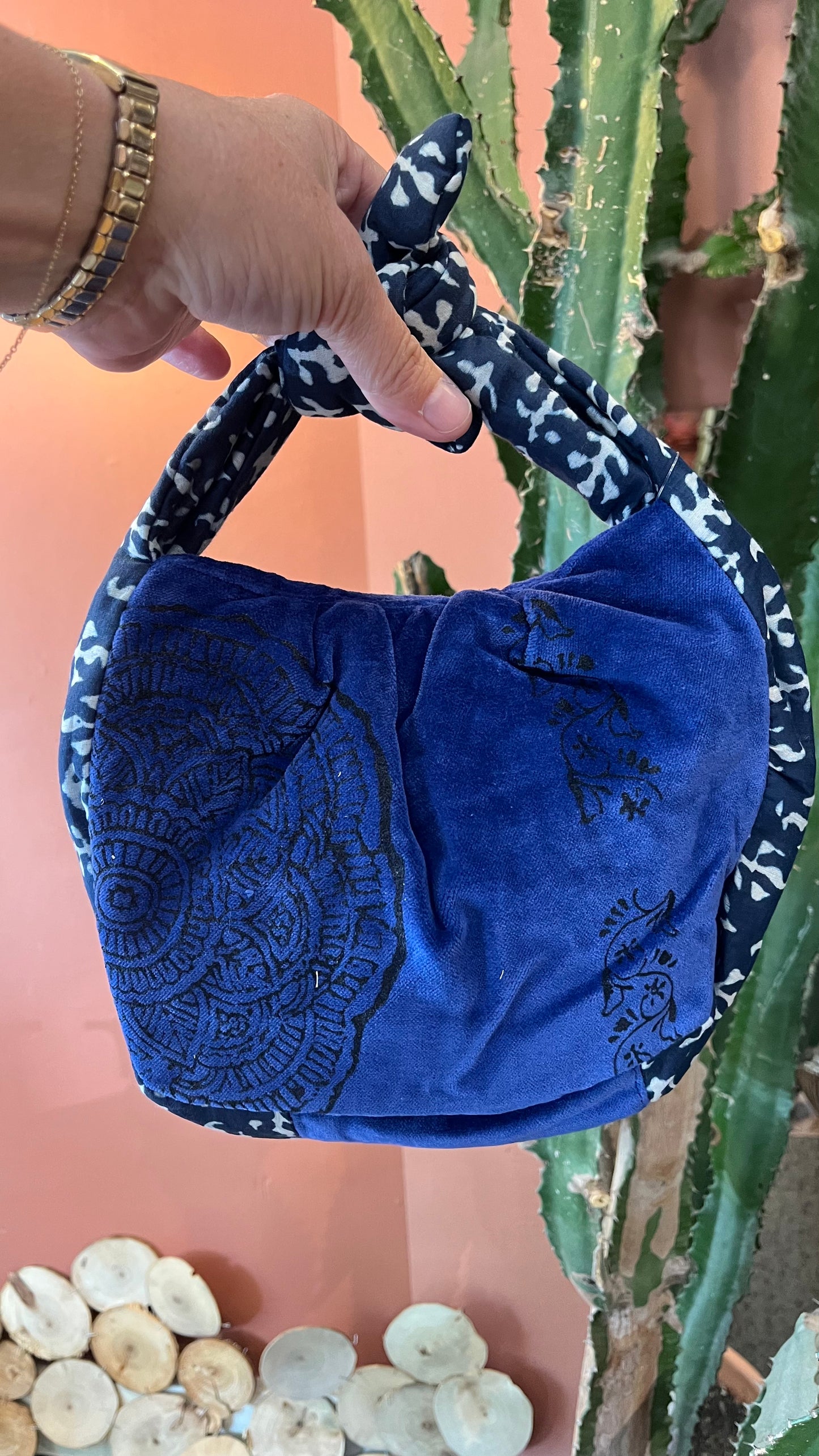 Aria Mini Velvet Bag