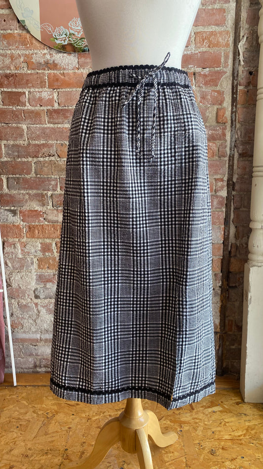 Penelope Gingham Midi Skirt