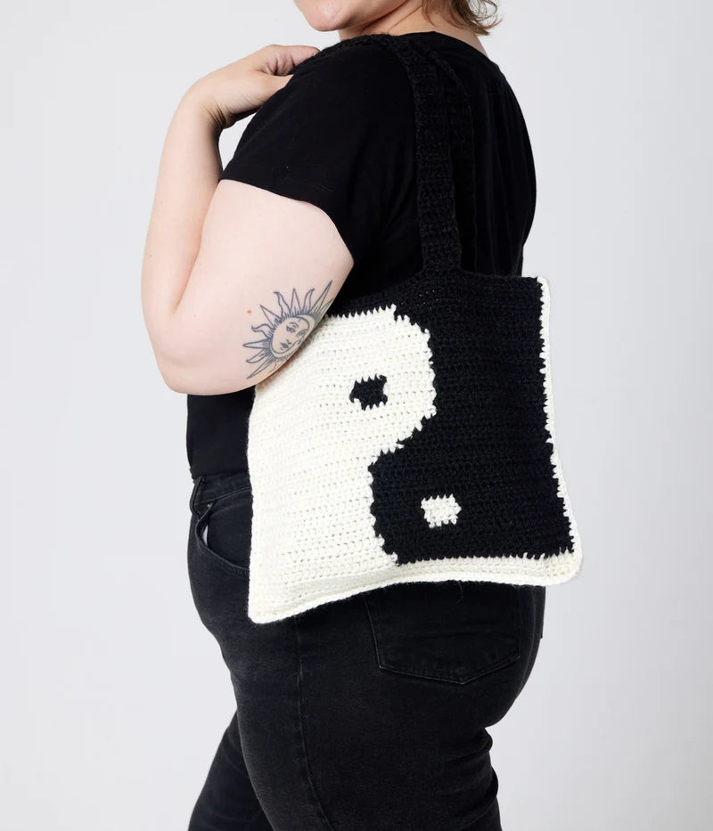 Crochet YinYang Bag