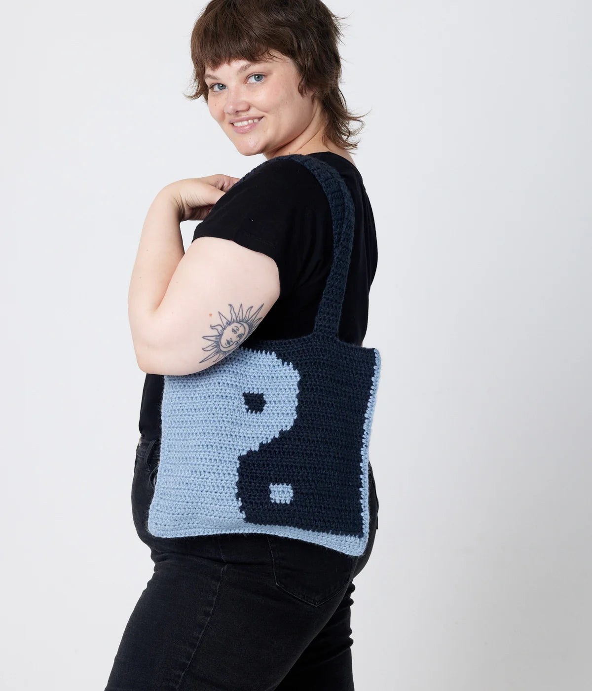 Crochet YinYang Bag