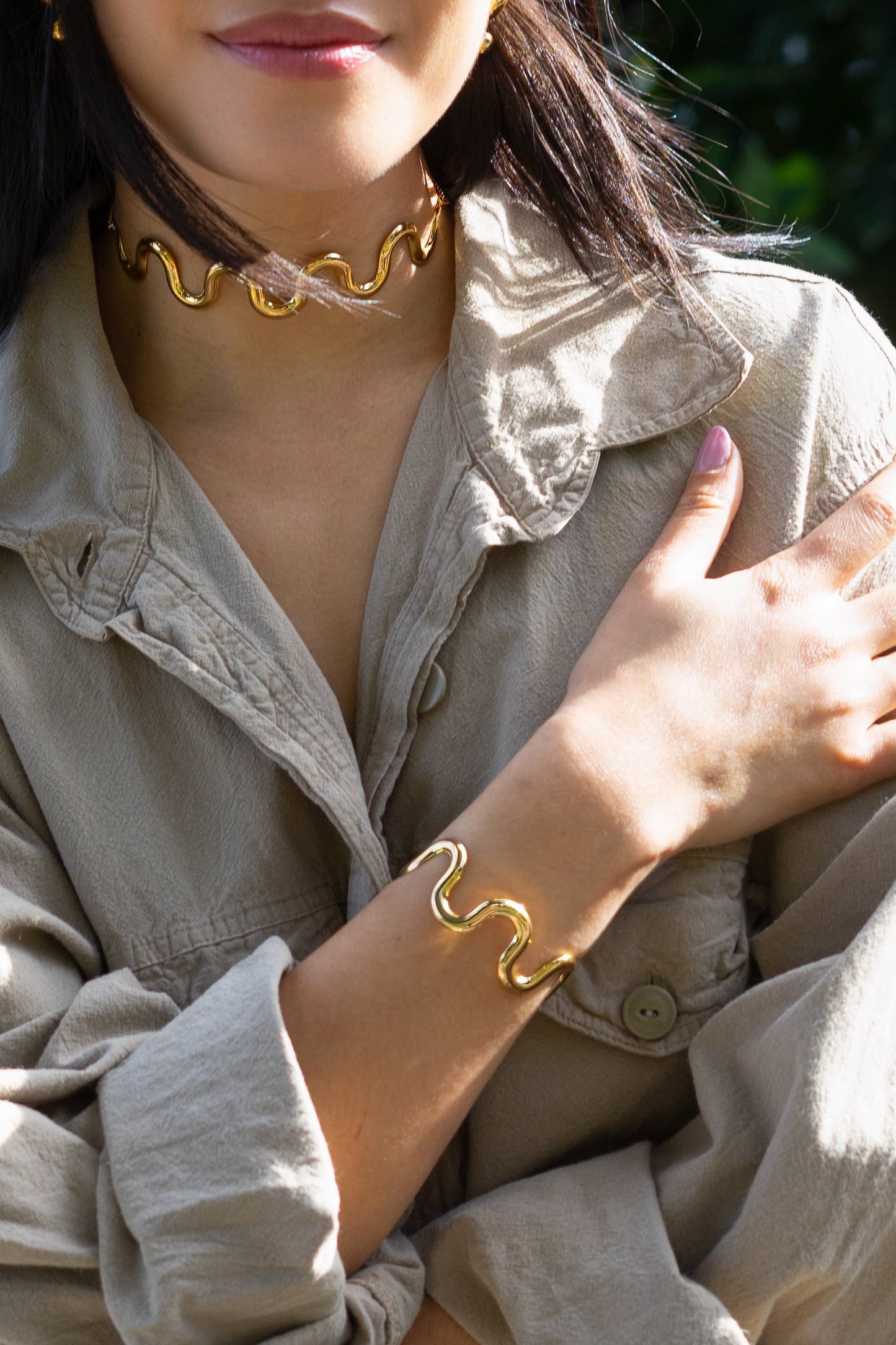 Alma Cuff - 18K Gold Plated - Tsuru