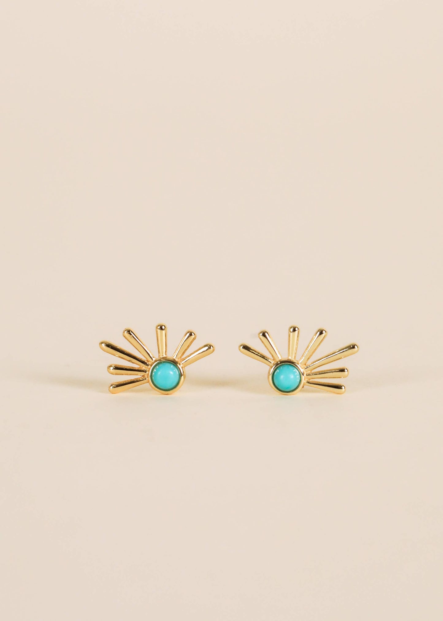 Sun Ray - Turquoise - Earring