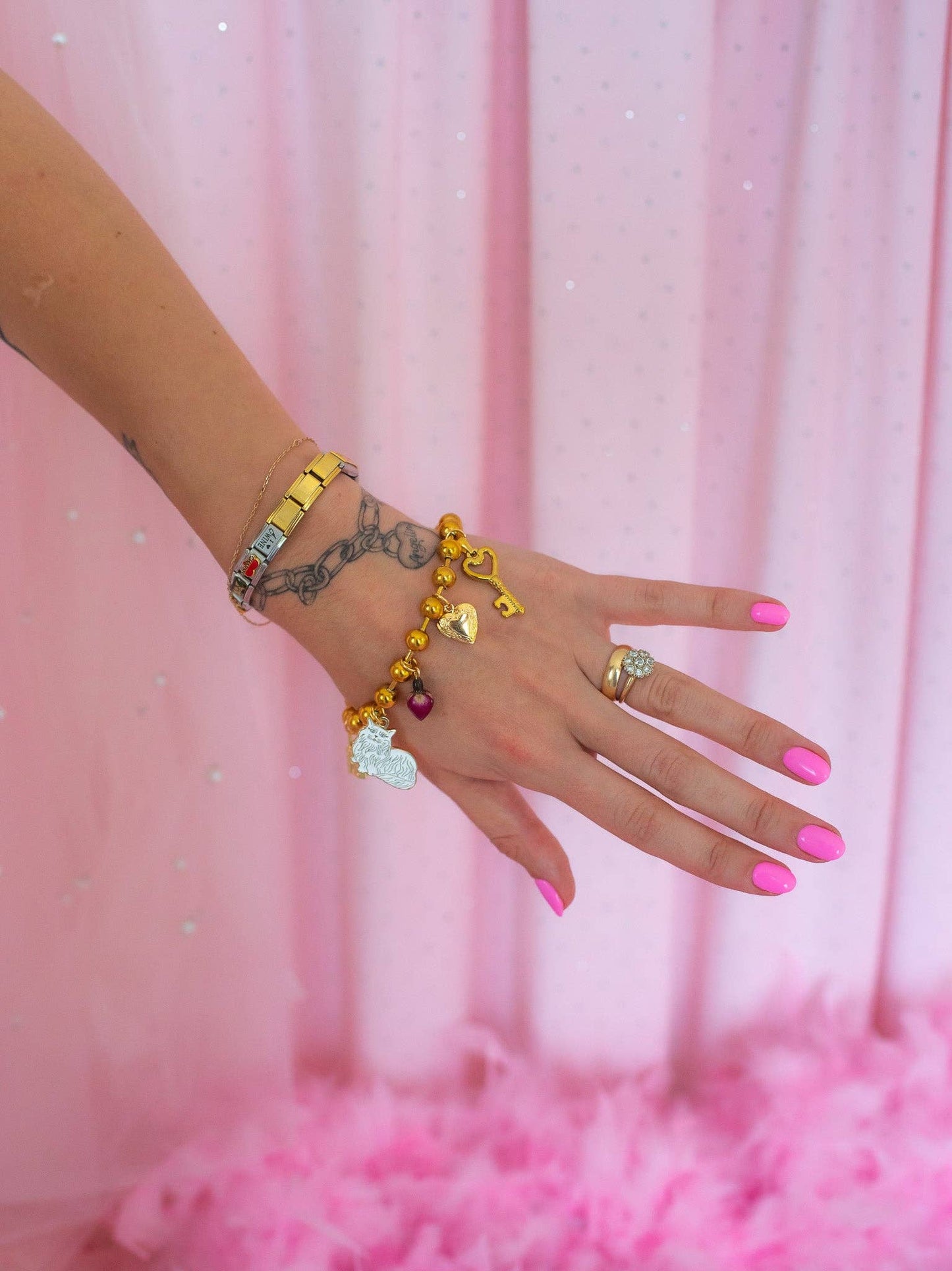 Charm Bracelet- Coquette