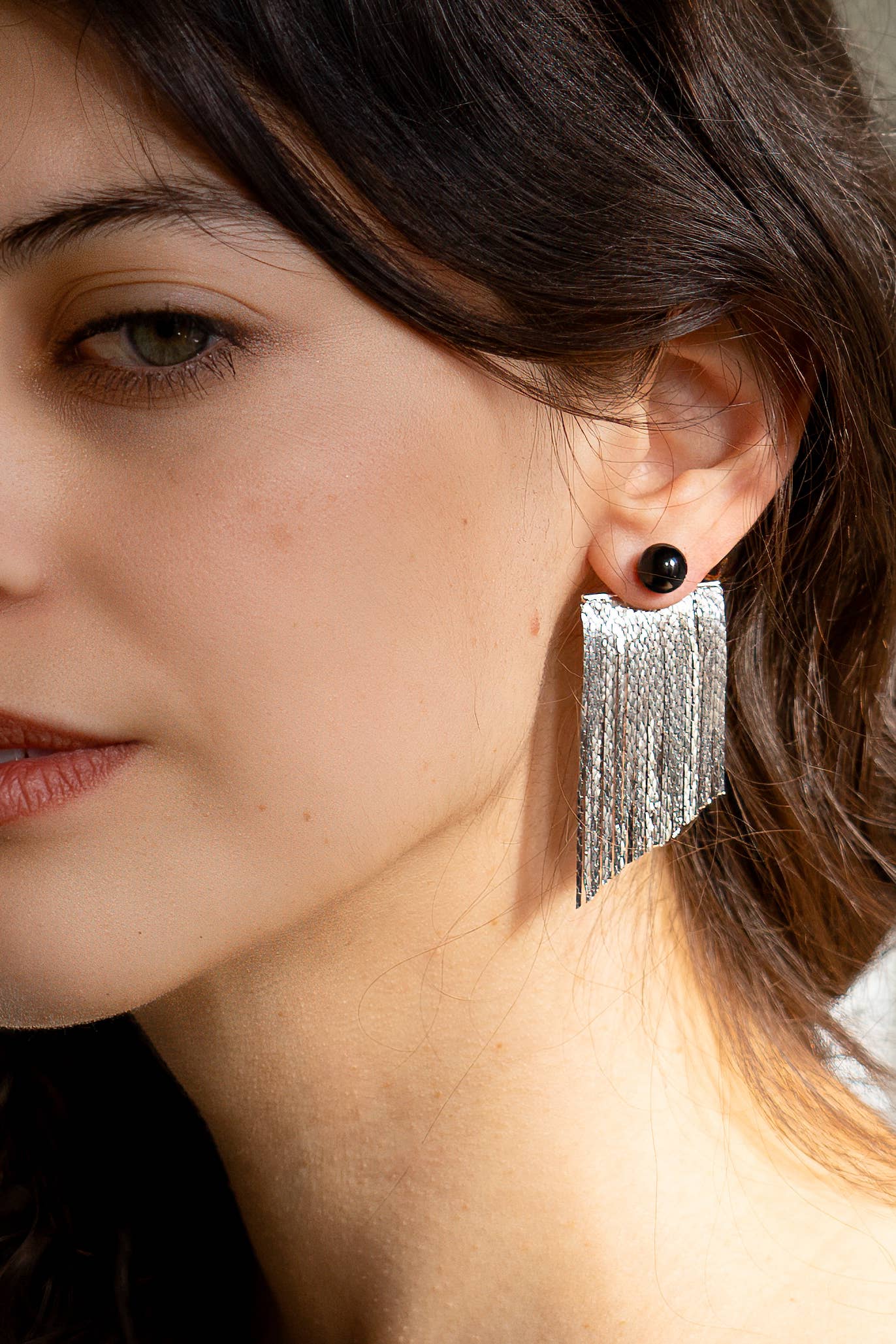 Rubell Layered Earring - Platinum Plated