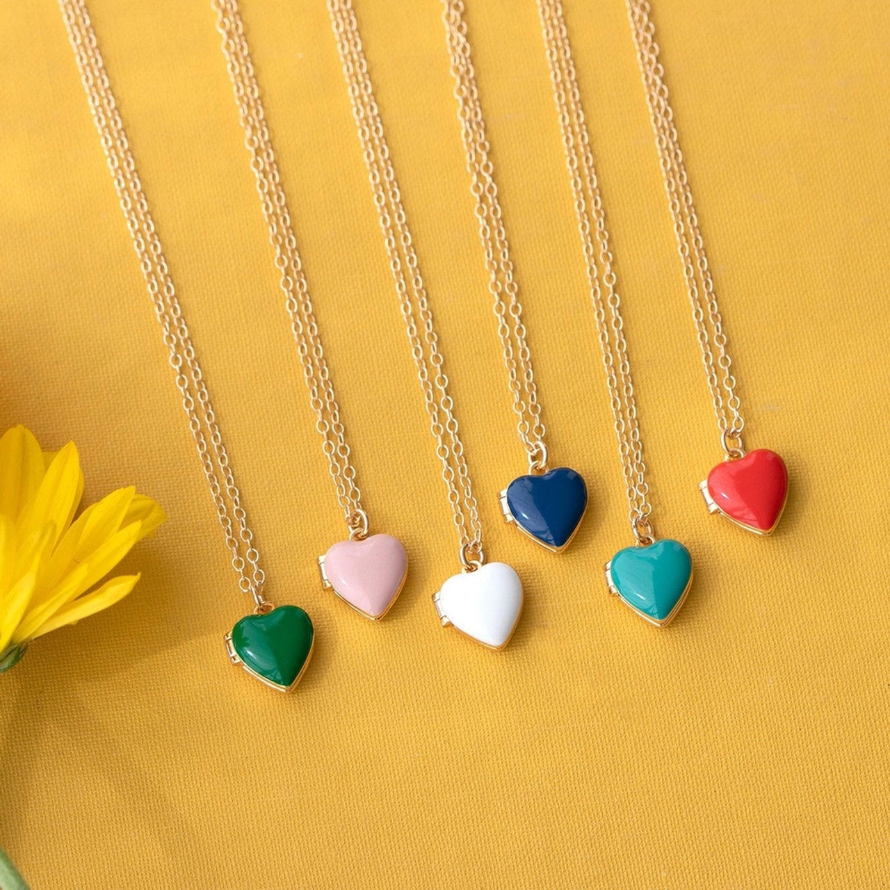 Enamel Heart Locket