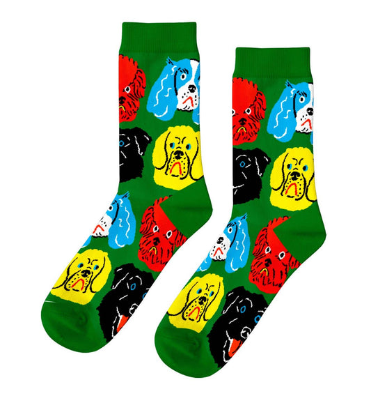 Kristina Micotti Dogs - Men's Crew Socks